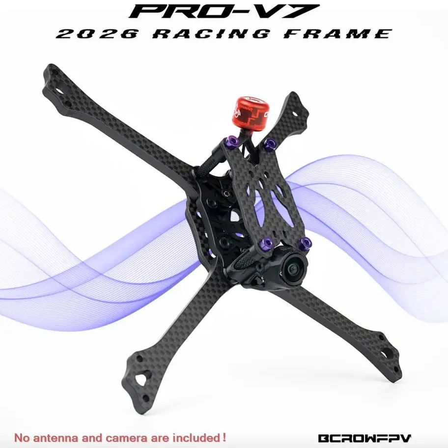 Drone Kit Octocopter - ชุดโครงโดรนแข่ง BCROWFPV PRO-V7 รุ่นใหม่ ปี 2026
