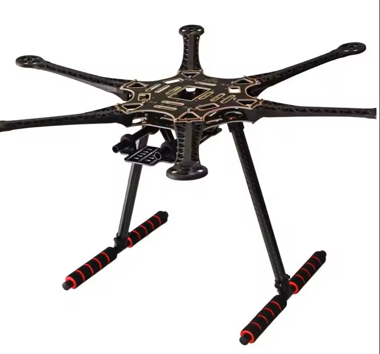 Drone Kit Hexacopter - ชุดโครงเฮกซาคอปเตอร์ S550 F550 500 อัพเกรด พร้อมขาตั้งแบบไม่พับได้