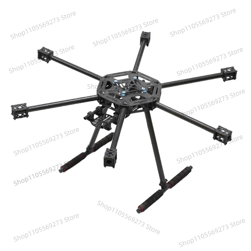 Drone Kit Hexacopter - ชุดโครงเฮกซาคอปเตอร์คาร์บอนไฟเบอร์ขนาด 600 มม. พร้อมชุดขาตั้งลงจอดสำหรับโดรน RC มัลติคอปเตอร์