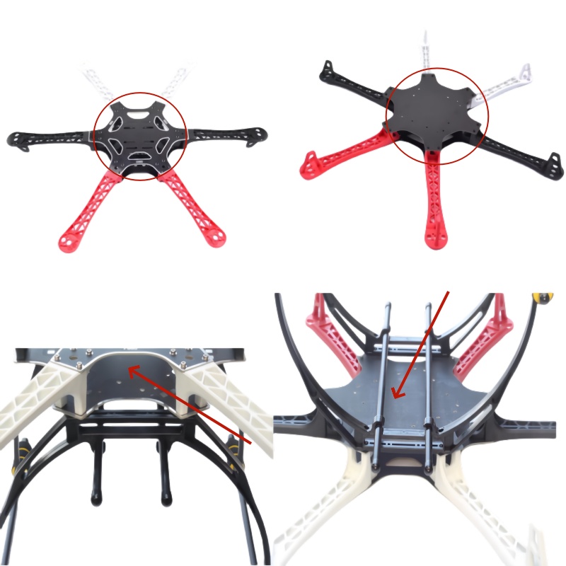 ชุดโครงสร้างควอดคอปเตอร์/เฮกซา - Drone Kit Hexacopter บทวิจารณ์และราคา
