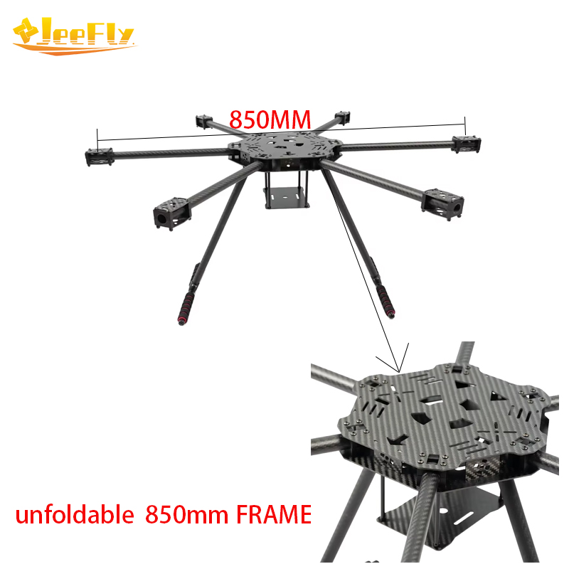 ชุดโครงเฮกซาคอปเตอร์ F850 คาร์ - Drone Kit Hexacopter บทวิจารณ์และราคา