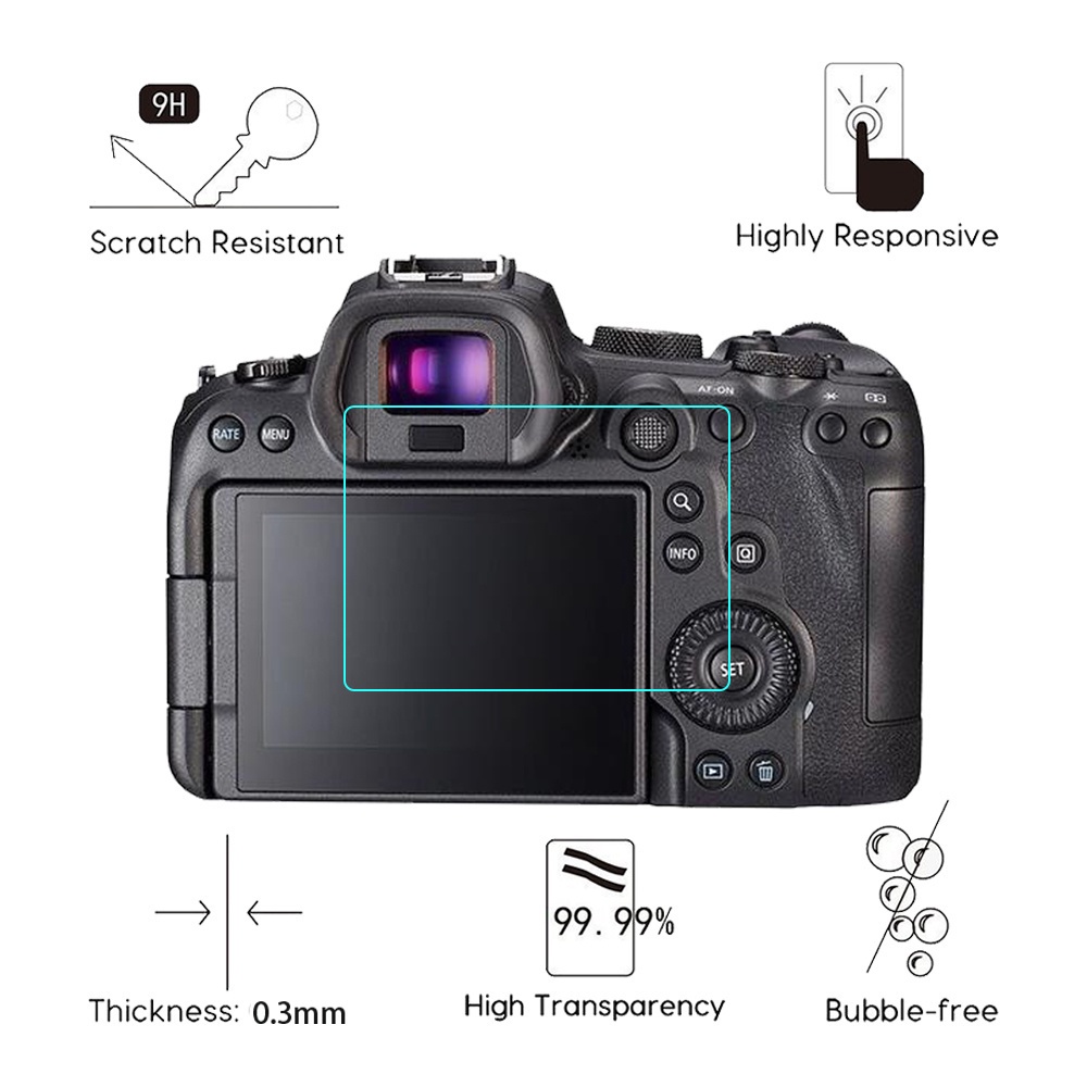 กล้องฟิล์มป้องกันกระจกสำหรับแค - Canon Camera Eos M50 Mark Ii บทวิจารณ์และราคา