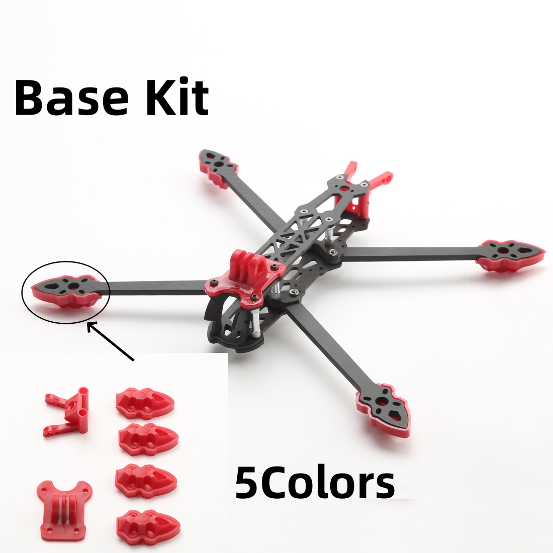 ชุดโครง FPV Mark4 ขนาด 5 นิ้ว  - Drone Kit Octocopter บทวิจารณ์และราคา