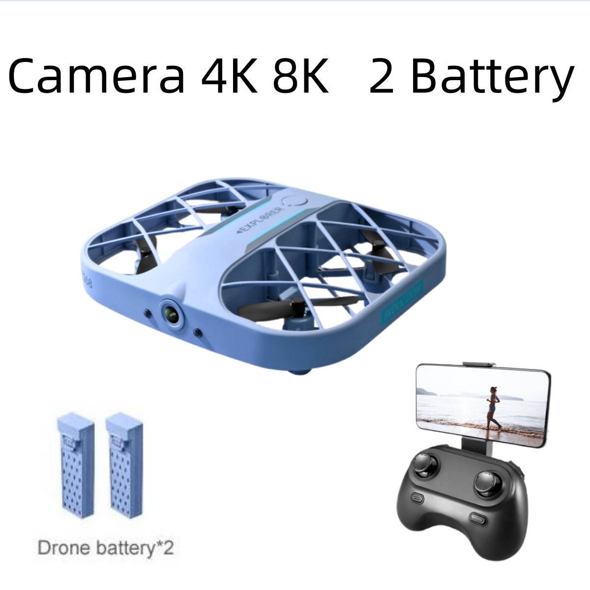 โดรน JJRC H107 FPV RC พร้อมแบต - Drone Kit With Camera บทวิจารณ์และราคา