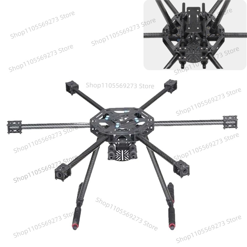 ชุดโครงเฮกซาคอปเตอร์คาร์บอนไฟเ - Drone Kit Hexacopter บทวิจารณ์และราคา